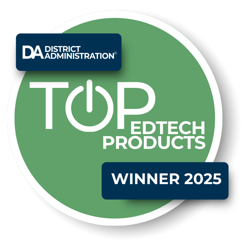District Administration Top EdTech Products Award 2025 badge